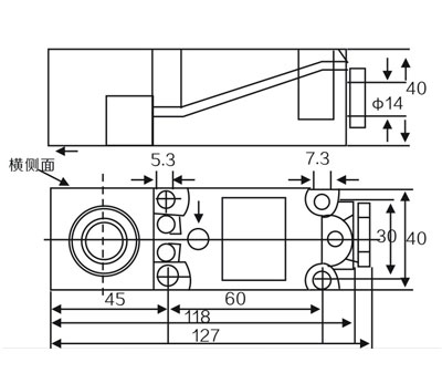 LM37 AC-DC Universal Approach Switch:Overall dimensions;installation