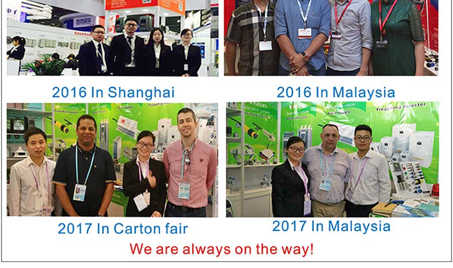 2016 In Shanghai,2016 In Malaysia,2017 In carton fair,2017 In Malaysia;We are always on the way