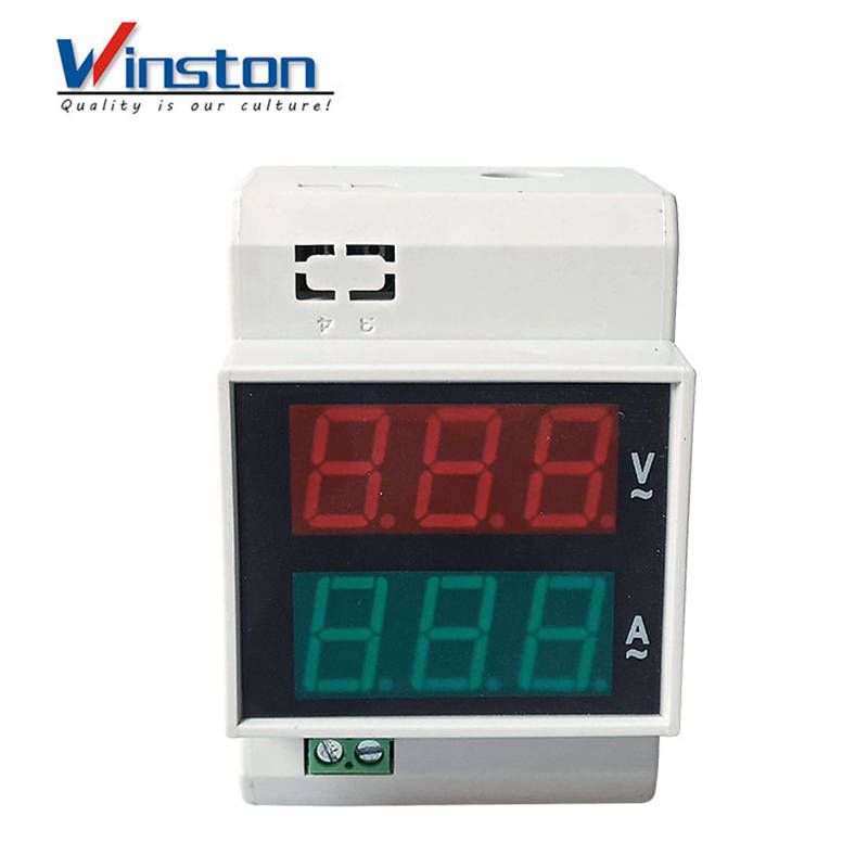 D52-2042 DIN Rail Digital Voltage Current Voltmeter Power Meter Ammeter 