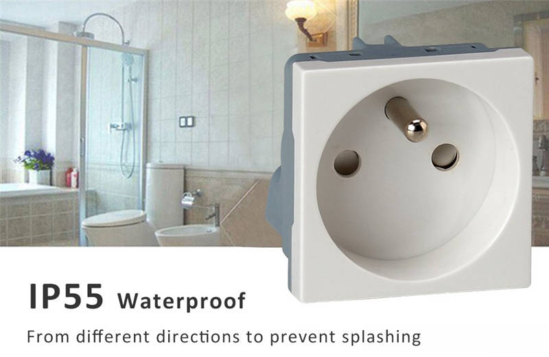 Function Type French Waterproof Socket for Bathroom