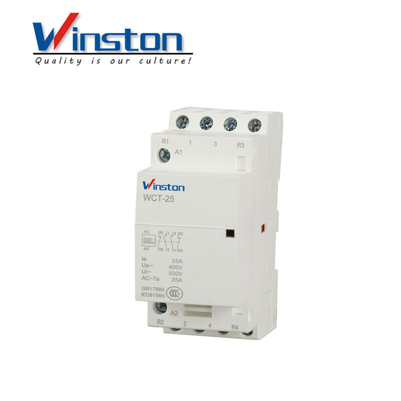 WCT-25A 4P 2NO 2NC Energy Consumption Household Contactor