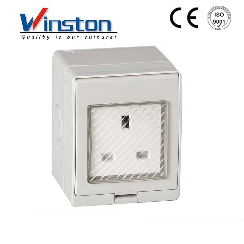 WST-S British Type Electrical Safety 1 Gang Socket