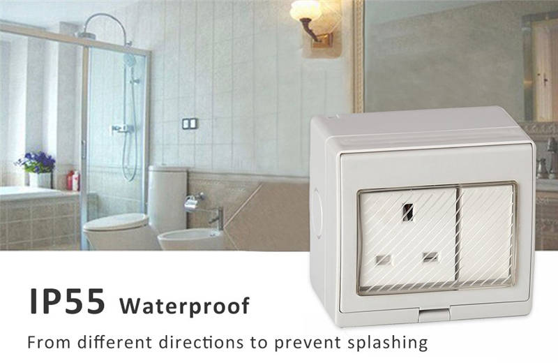 WST-SS Surface Mounted Waterproof Switch Socket IP55