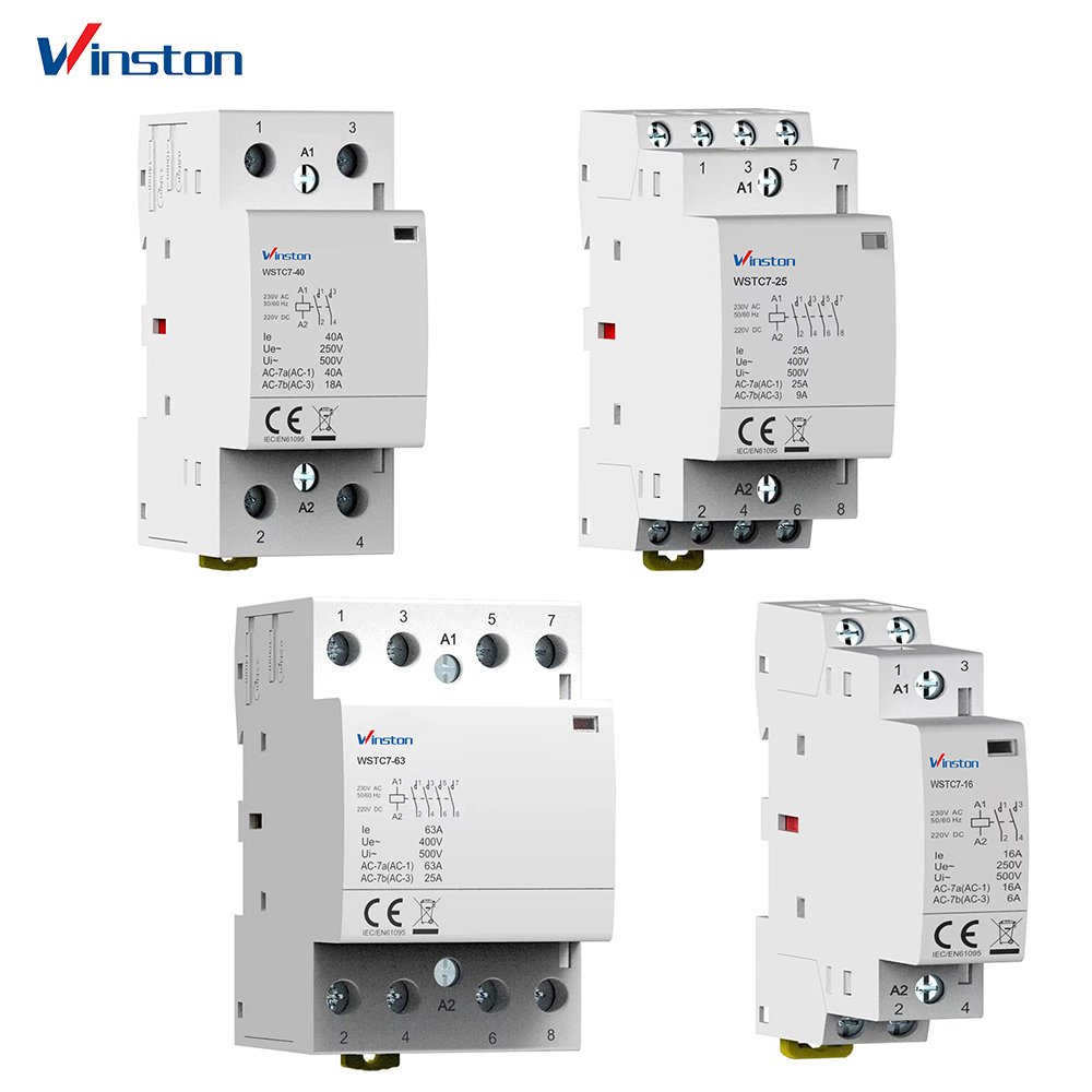 WSTC7 Sereis AC DC Width Voltage Modular Contactor