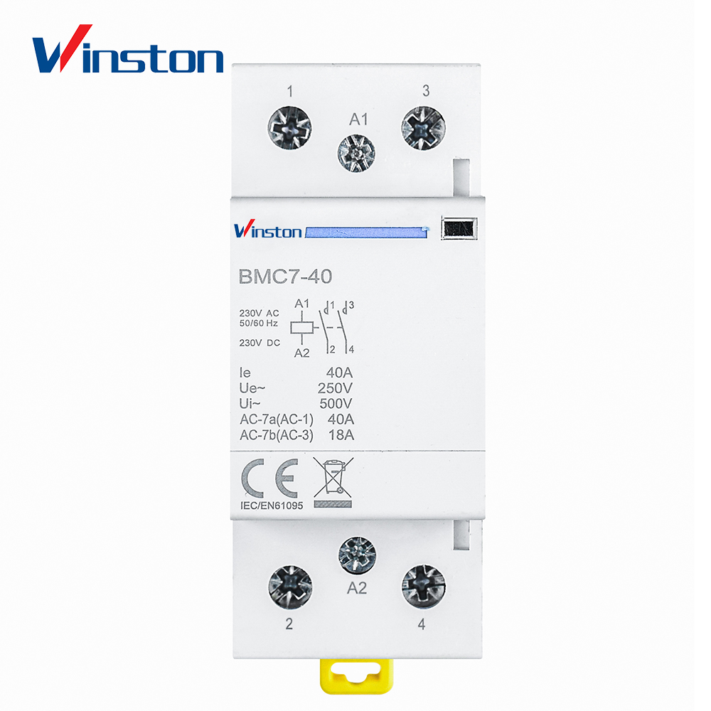Winston BMC7 2P 4P 40A - 64A Household control ac Contactor