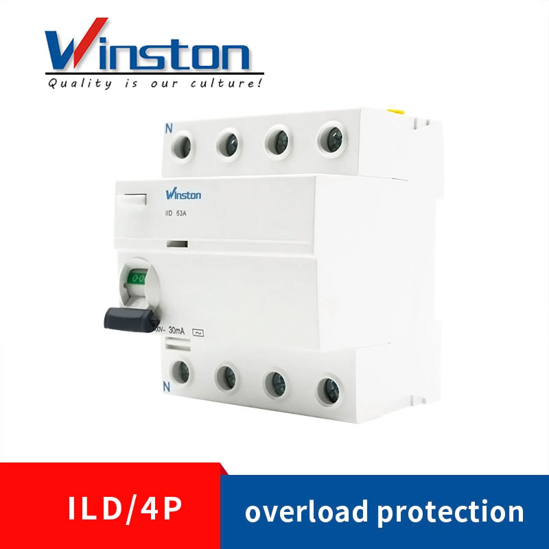 ILD 4P 6-100A 400V 300MA 500MA RCCB Mini Leakage Circuit