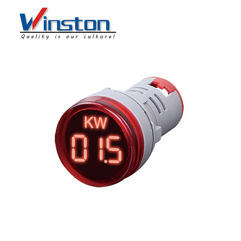 AD16-22KW 22mm AC Led light Lamp Small Digital Watt Meter Indicator Power Meter