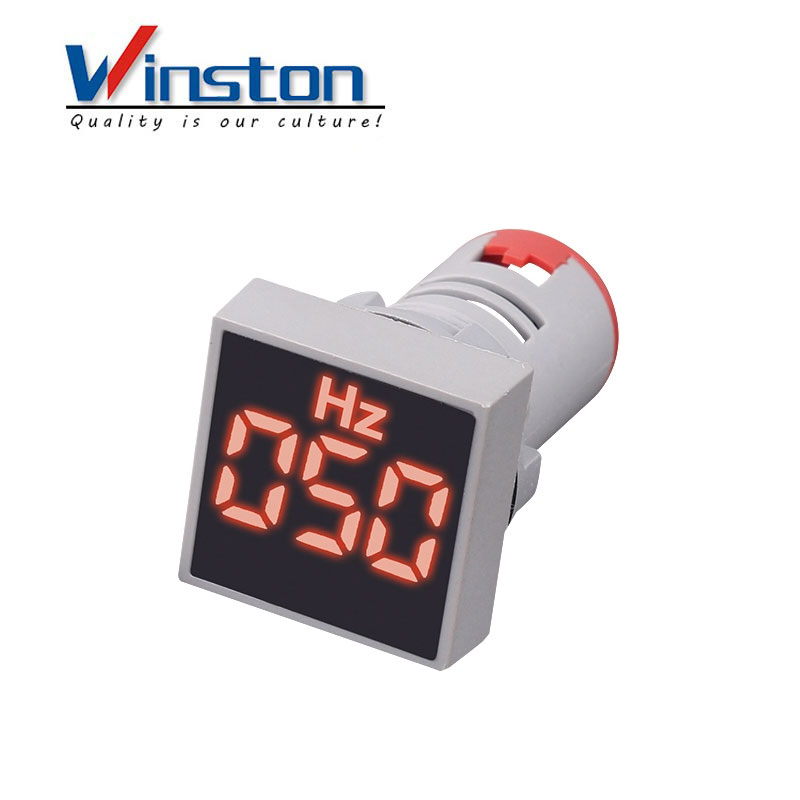 AD16-22HzS 22mm 0-99Hz RED Led light mini Digital Hertz Meter Indicator Frequency meter