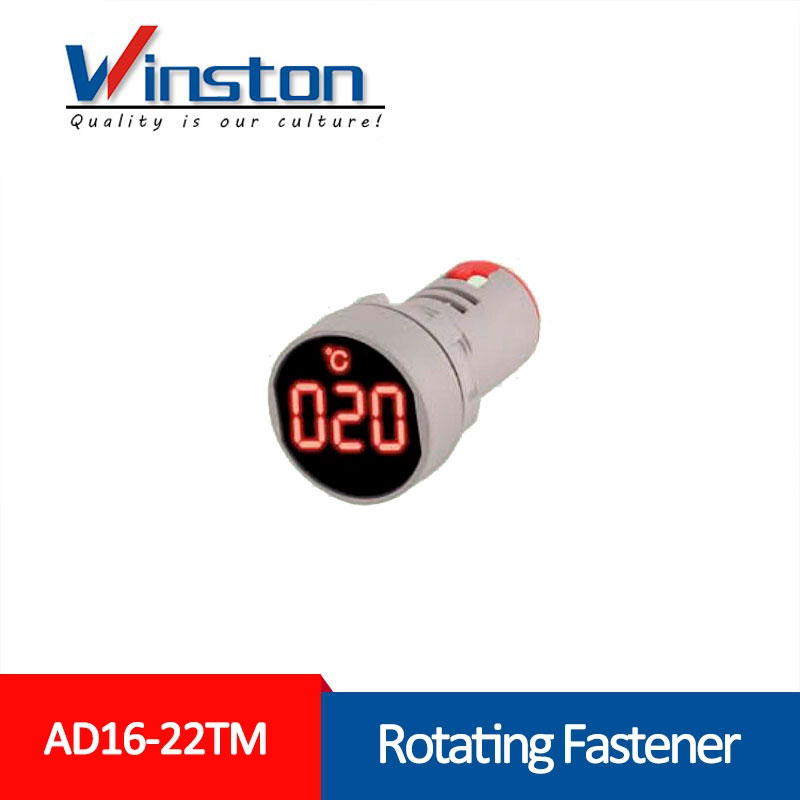 AD16-22TM 22mm Led light Digital Temperature Meter Indicator Thermometer