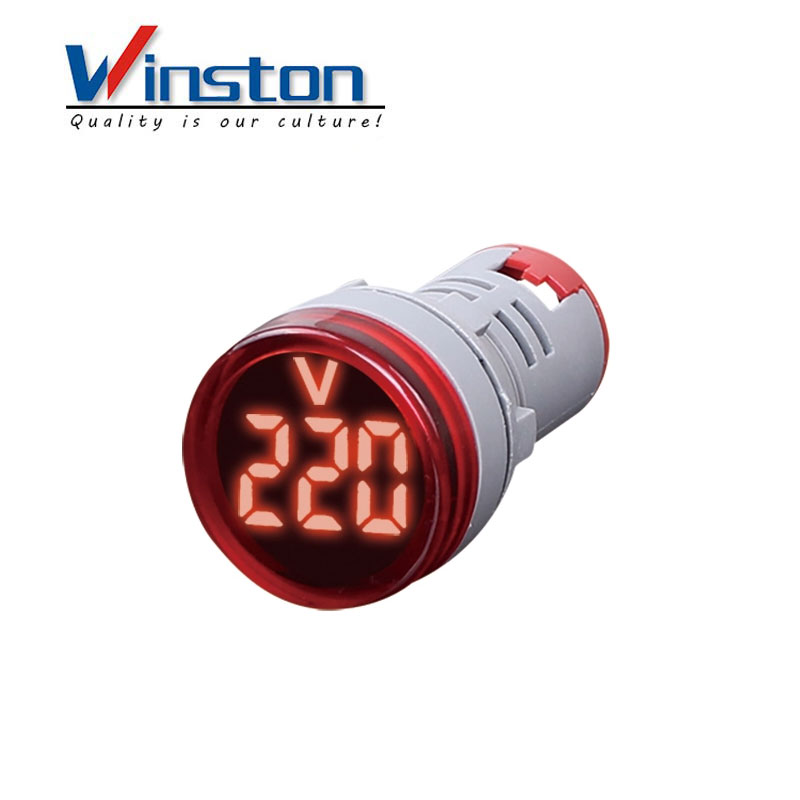 AD16-22VM 22mm AC 20V-500V RED Led light Lamp mini Digital Voltage Meter Voltmeter Indicator