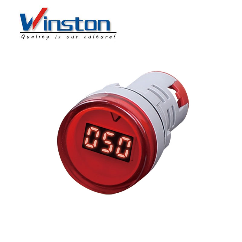 AD16-22VM 22mm DC 5V - 60V Led light mini Digital Voltage Meter Voltmeter Indicator