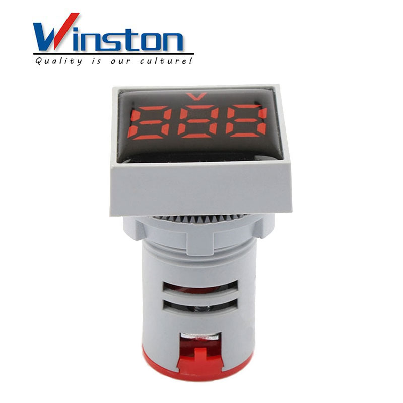 AD16-22VMS 22mm AC 20V - 500V RED Led light Lamp mini Digital Voltage Meter Voltmeter Indicator