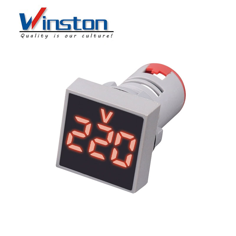 AD16-22VMS 22mm AC 20V - 500V RED Led light Lamp mini Digital Voltage Meter Voltmeter Indicator