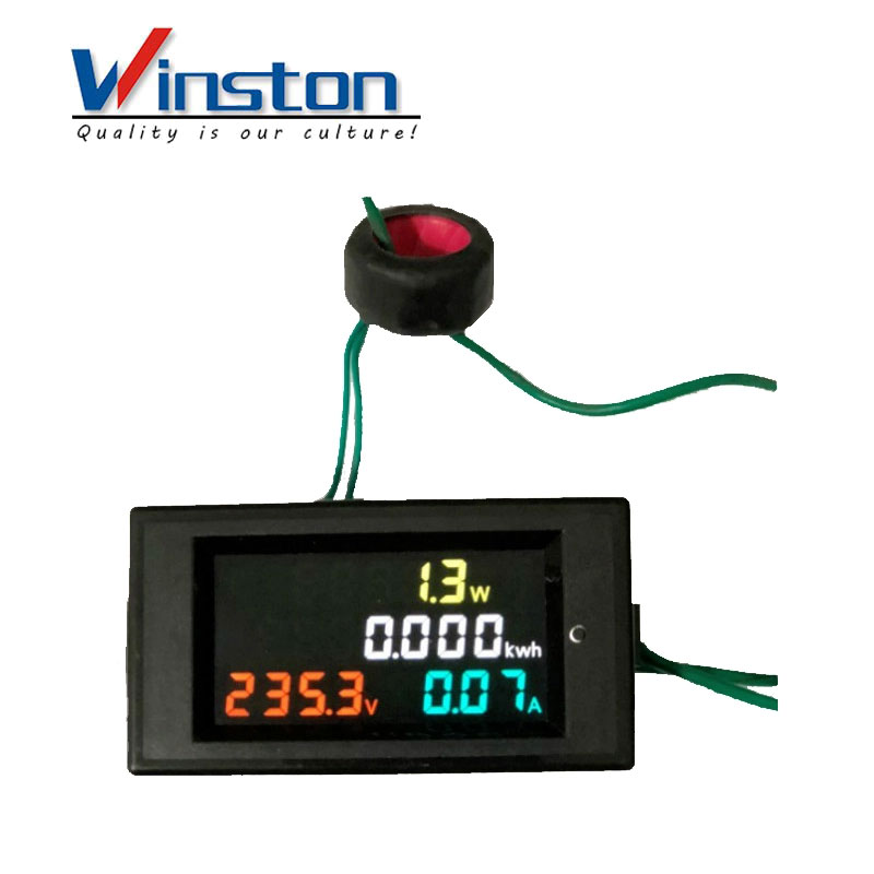 D69-2049 100A 80-300V Digital AC Voltmeter and Ammeter Voltage Meters Electric Power Energy
