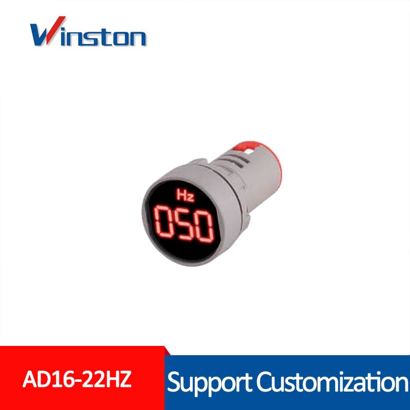 AD16-22Hz 22mm 0 - 99Hz Led light Digital Hertz Meter Indicator Frequency meter