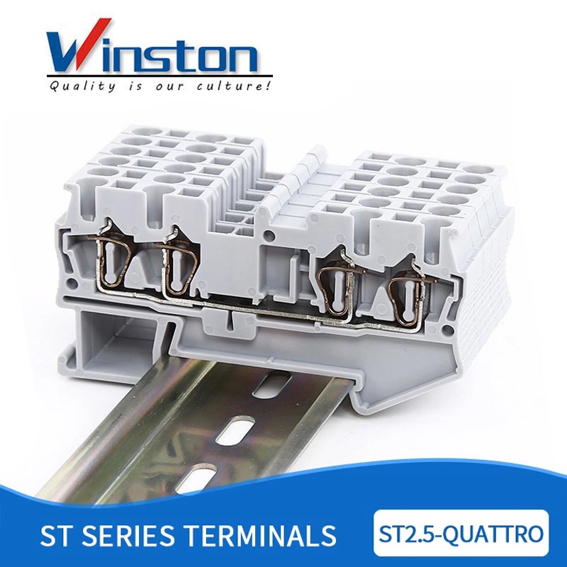High Quality Plastic Nylon Waterproof DIN Rail Electric Terminal Blocks