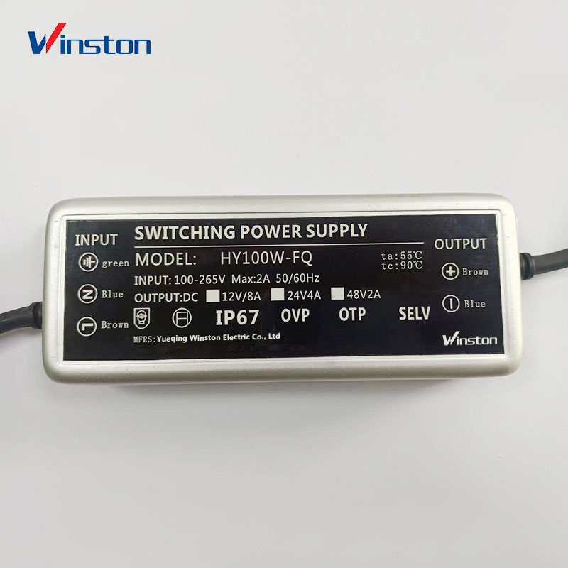 HY Series Hot Selling IP67 60W 100W 150W 200W 12V 24V 48V Outdoor Waterproof Led driver Switching Power Supply