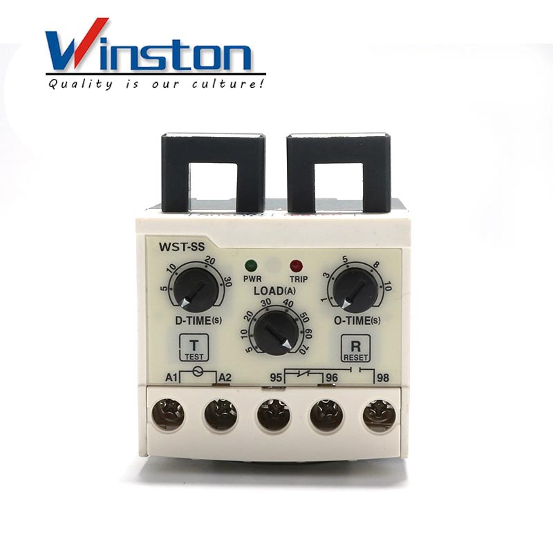 New Product WST-SS PLC Module Motor Protector Compressor Relay Electronic Overload Relay
