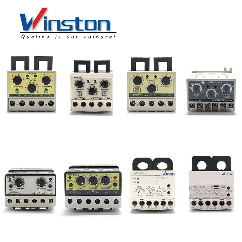 New Product WST-SS PLC Module Motor Protector Compressor Relay Electronic Overload Relay