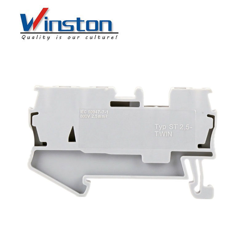 ST2.5 TWIN Factory Price Waterproof Din Rail Electrical Terminal Block