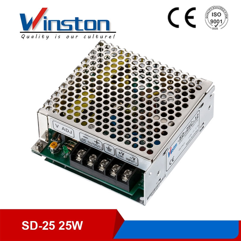 Winston SD-25W 25W dc to dc 9.2vdc to 72 vdc input single output smps