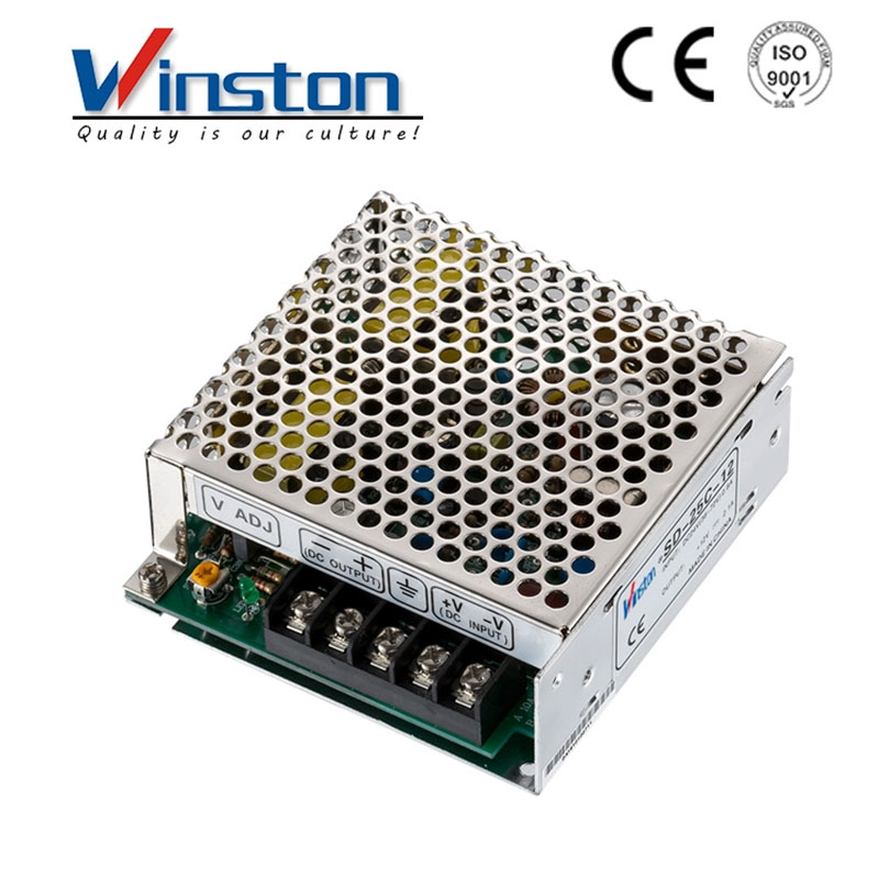 Winston SD-25W 25W dc to dc 9.2vdc to 72 vdc input single output smps