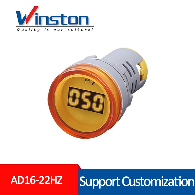 AD16-22Hz 22mm 0-99Hz Led light mini Digital Hertz Meter Indicator Frequency meter