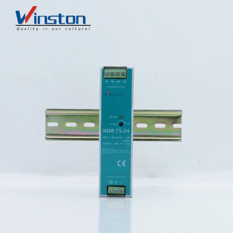 NDR-75 Single Output Industrial DIN Rail Power Supply