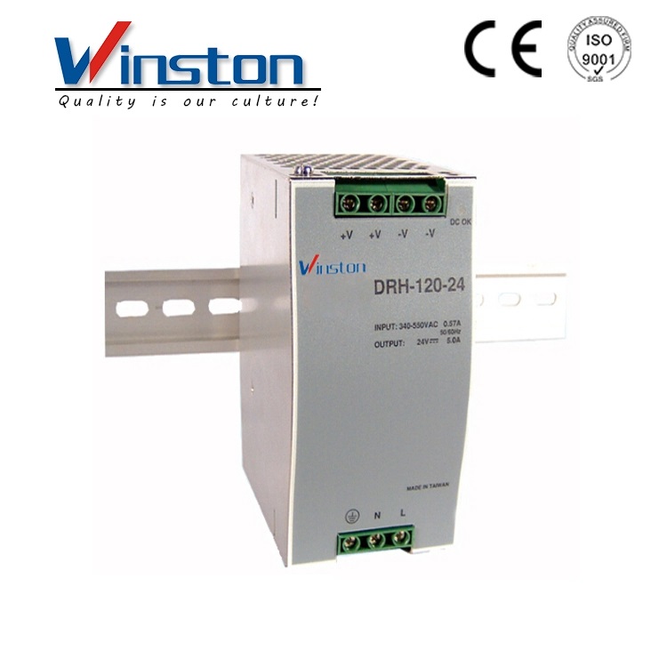 DRH-120 single output industrial din rail power supply