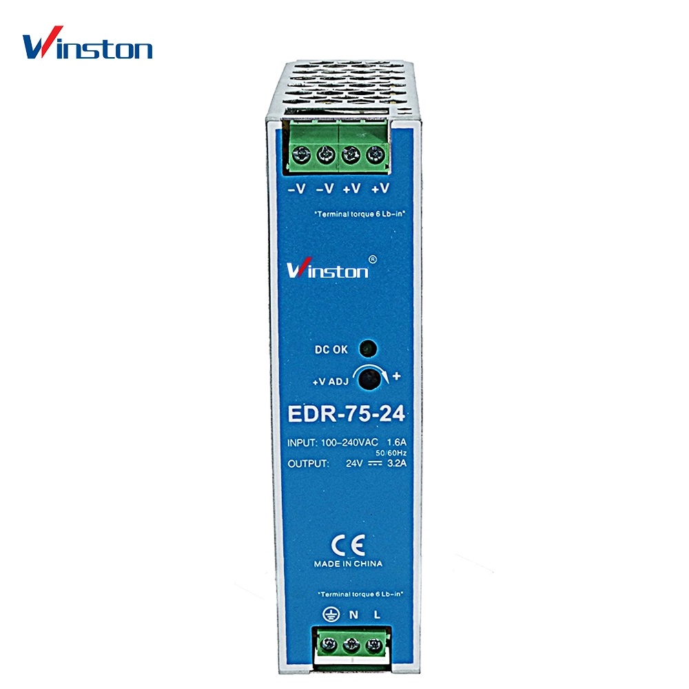 Edr-75 24v 20a power ac dc smps power supply switch