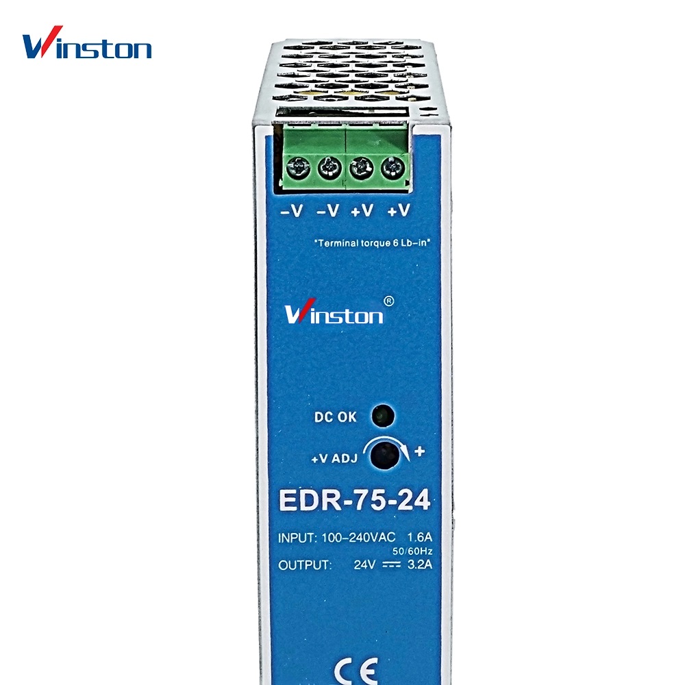Edr-75 24v 20a power ac dc smps power supply switch