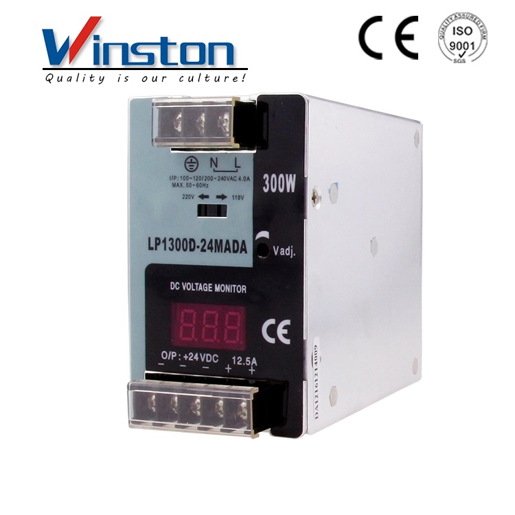 LP1300 300W Output Voltage Display Din-rail Power Supply