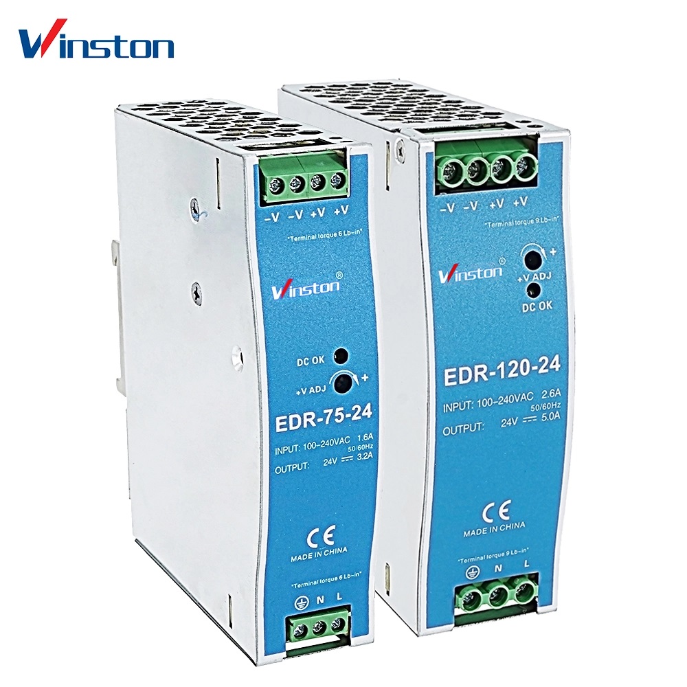 Edr-75 24v 20a power ac dc smps power supply switch