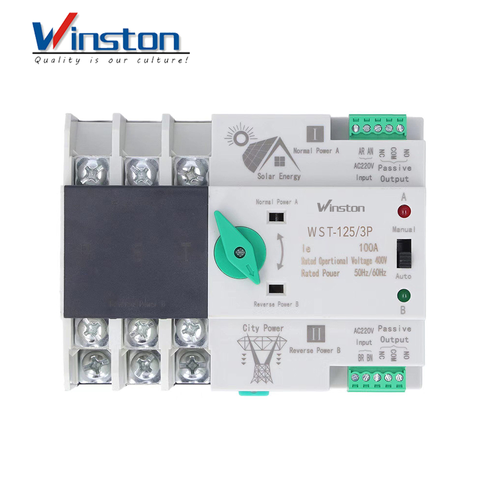 WST-100 Power Automatic Transfer Switch SOLAR ATS