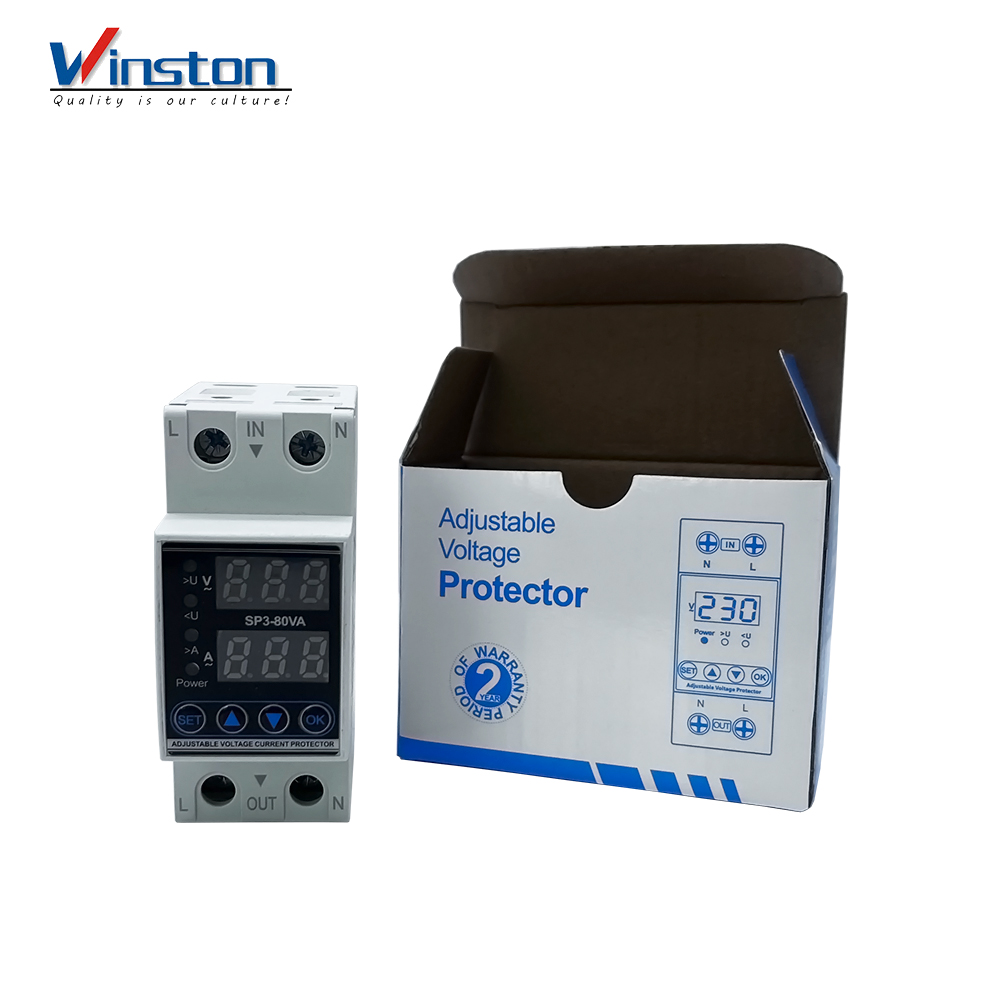 SP3-80VA Adjustable Voltage  Current Protector