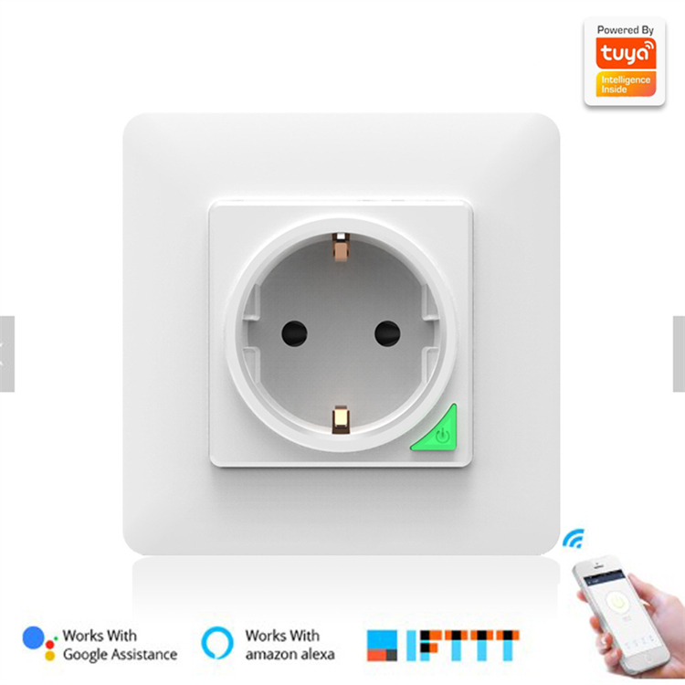 WiFi Smart Socket TuYa 16A USB Wall Outlet Wireless Remote Control EU Socket Voice Control By Alexa
