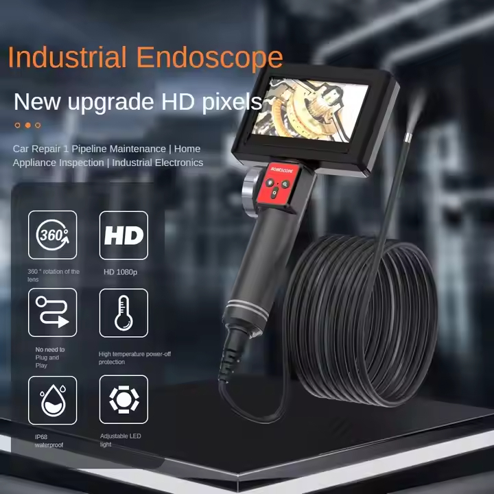 Steering Lens Industrial Flexible Endoscope