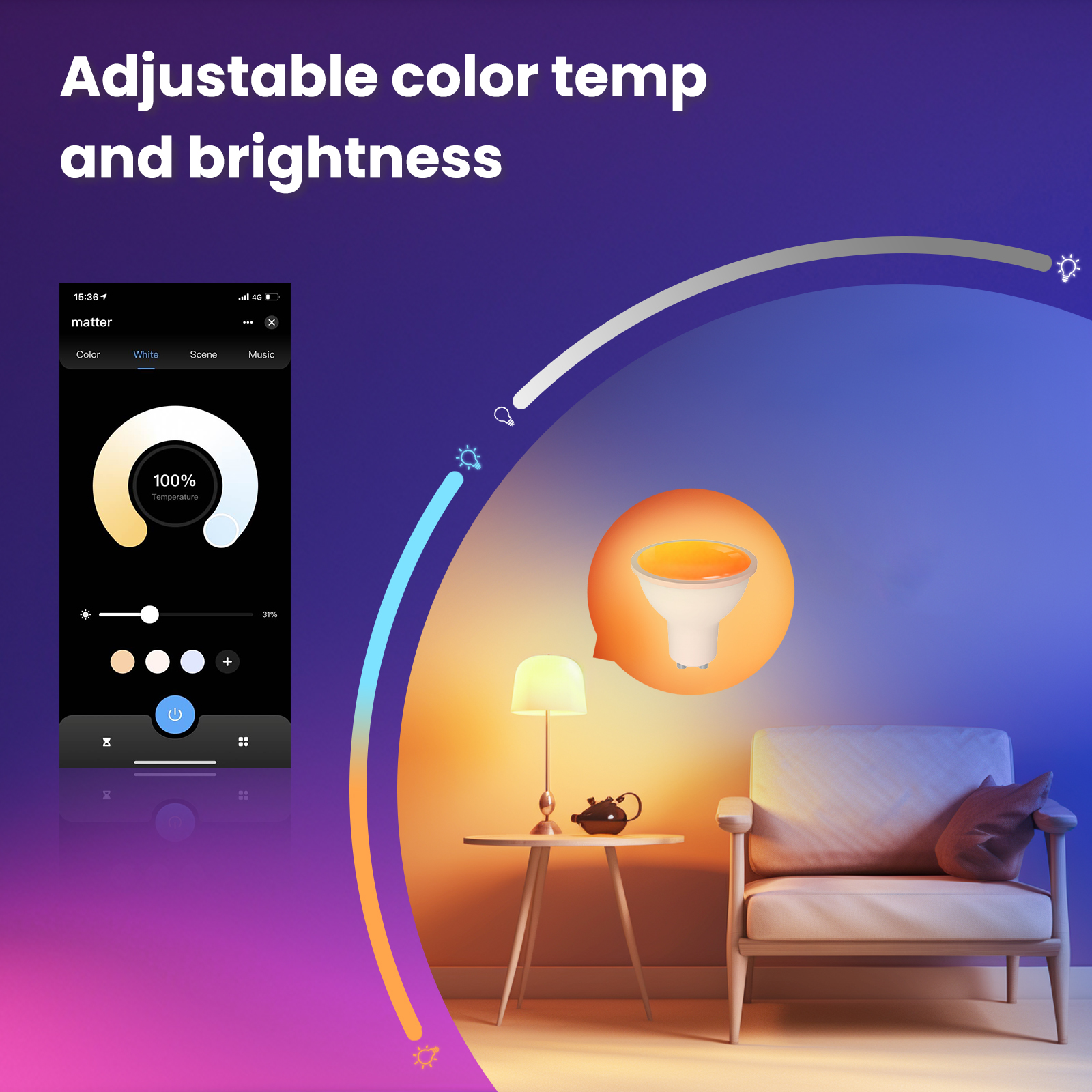 Decorative Led Bulb Gu10 Wifi