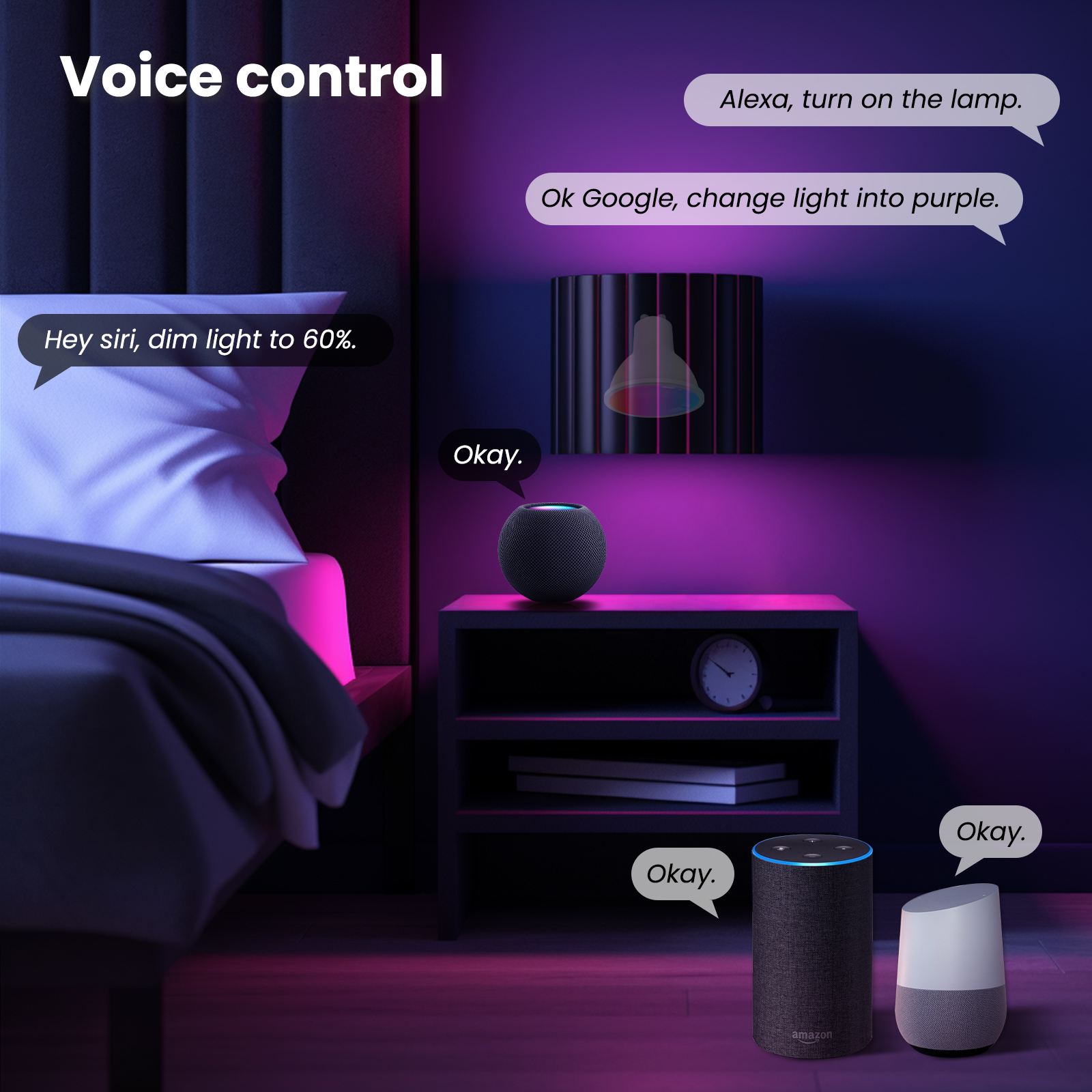 Smartthings Wifi Led Track dimmable Rgb Wifi Tuya Gu10 Lamp