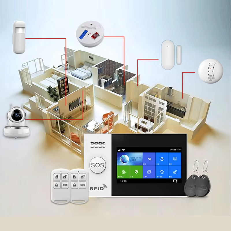  WIFI GSM tuya smart home alarm system