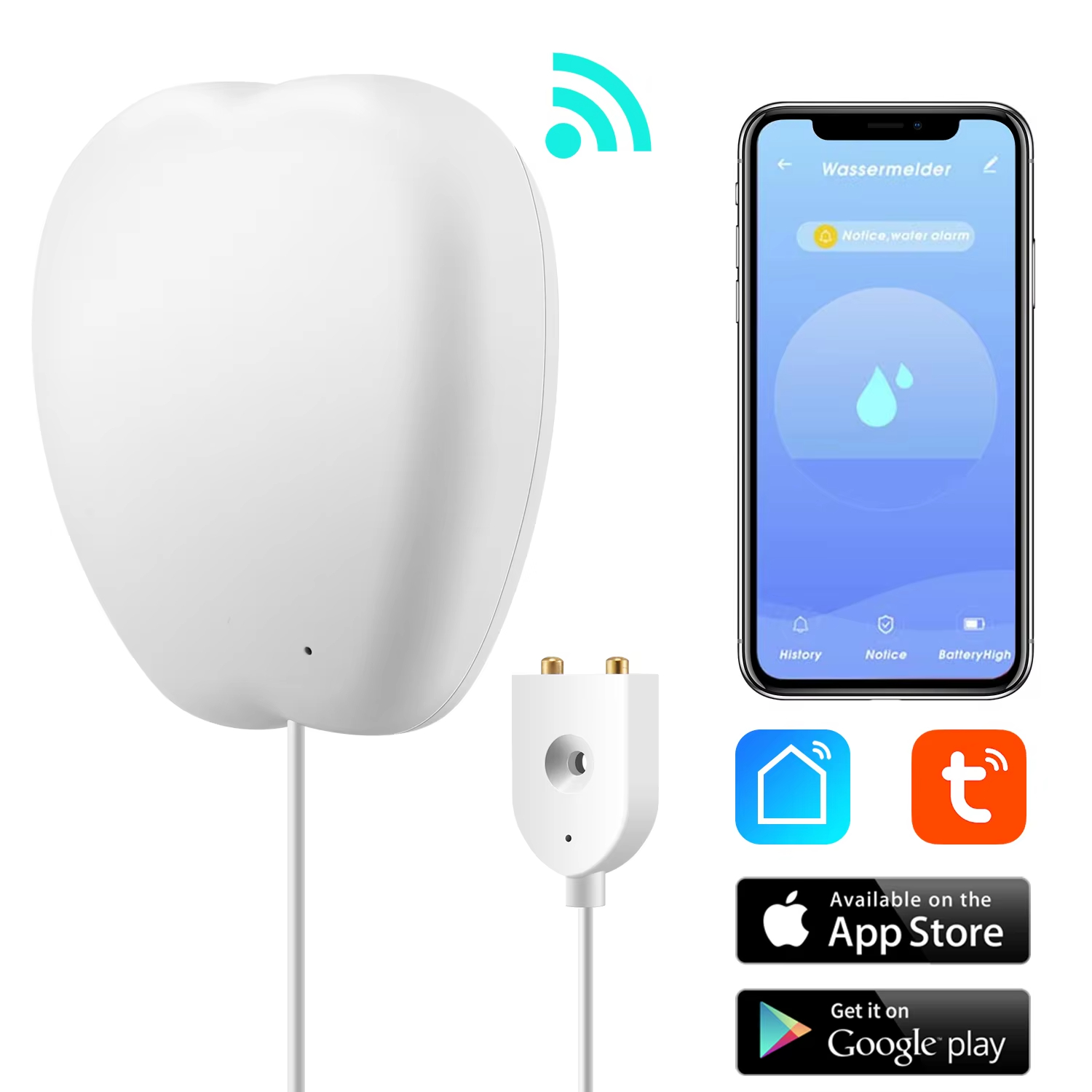 Water Sensor Alarm Water Detection Sensor Water Drops Sensor 