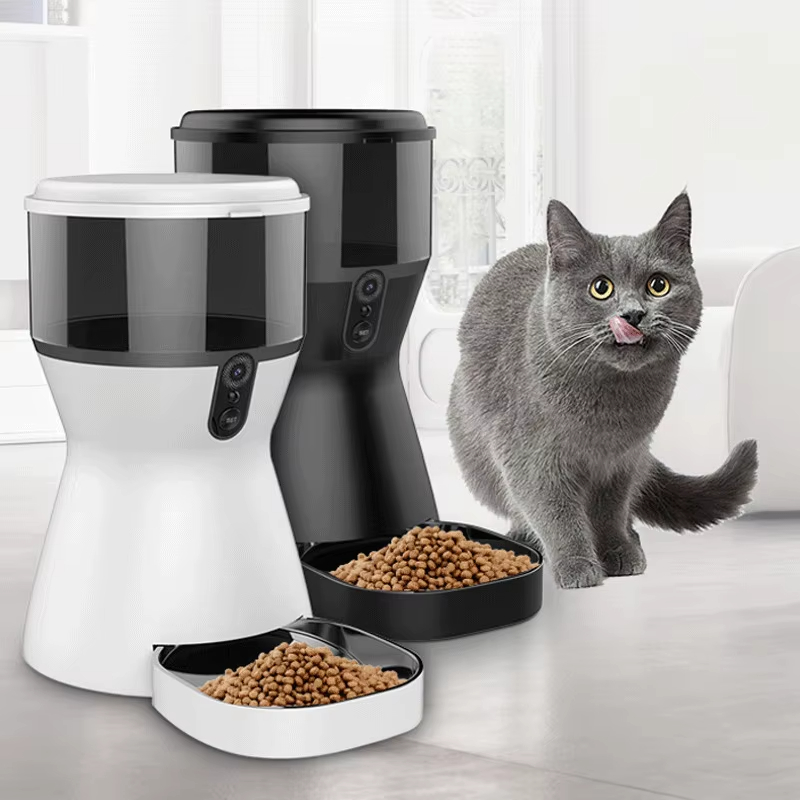 Cat Feeder 4l Automatic Pet Feeder food Blows Plastic Feeder For Dog