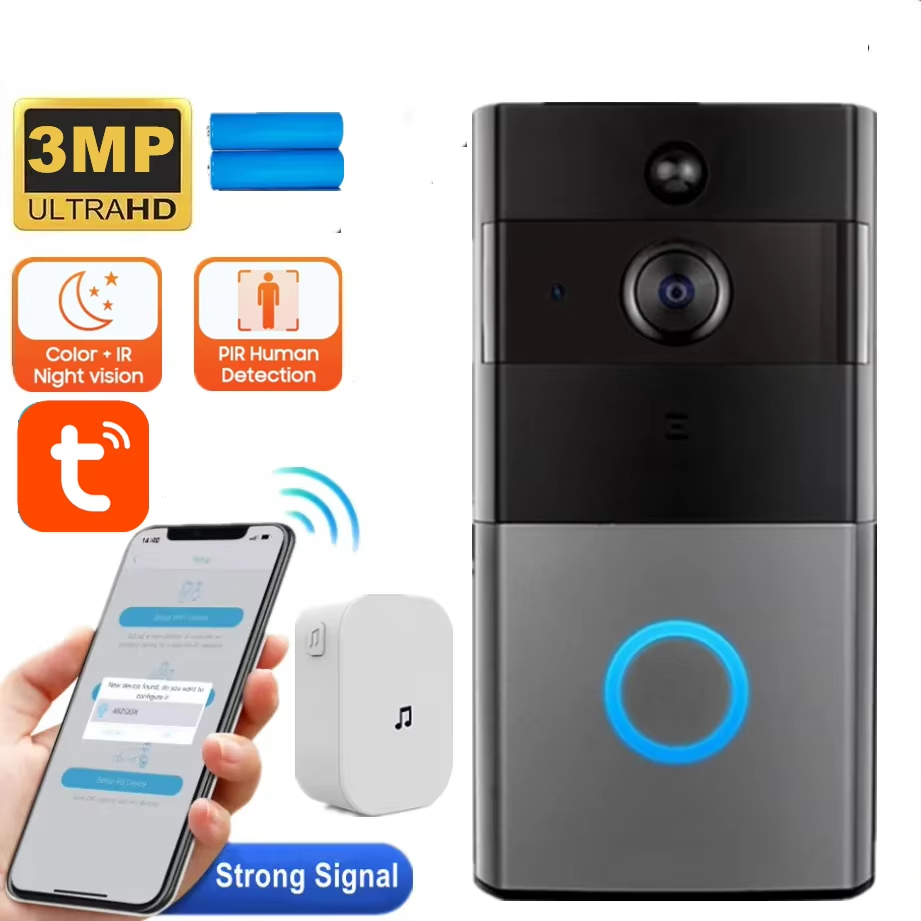Waterproof Smart Home Tuya App Ring Doorbell