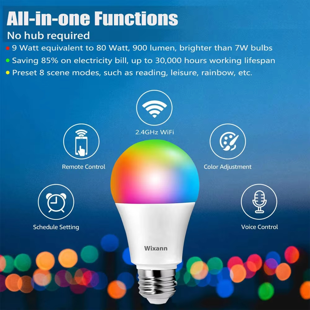 10w E27 Led Smart Rgbw