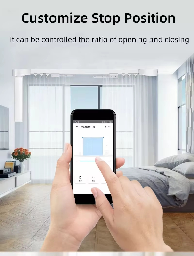 tuya control smart electric home hotel office curtain motor motorized