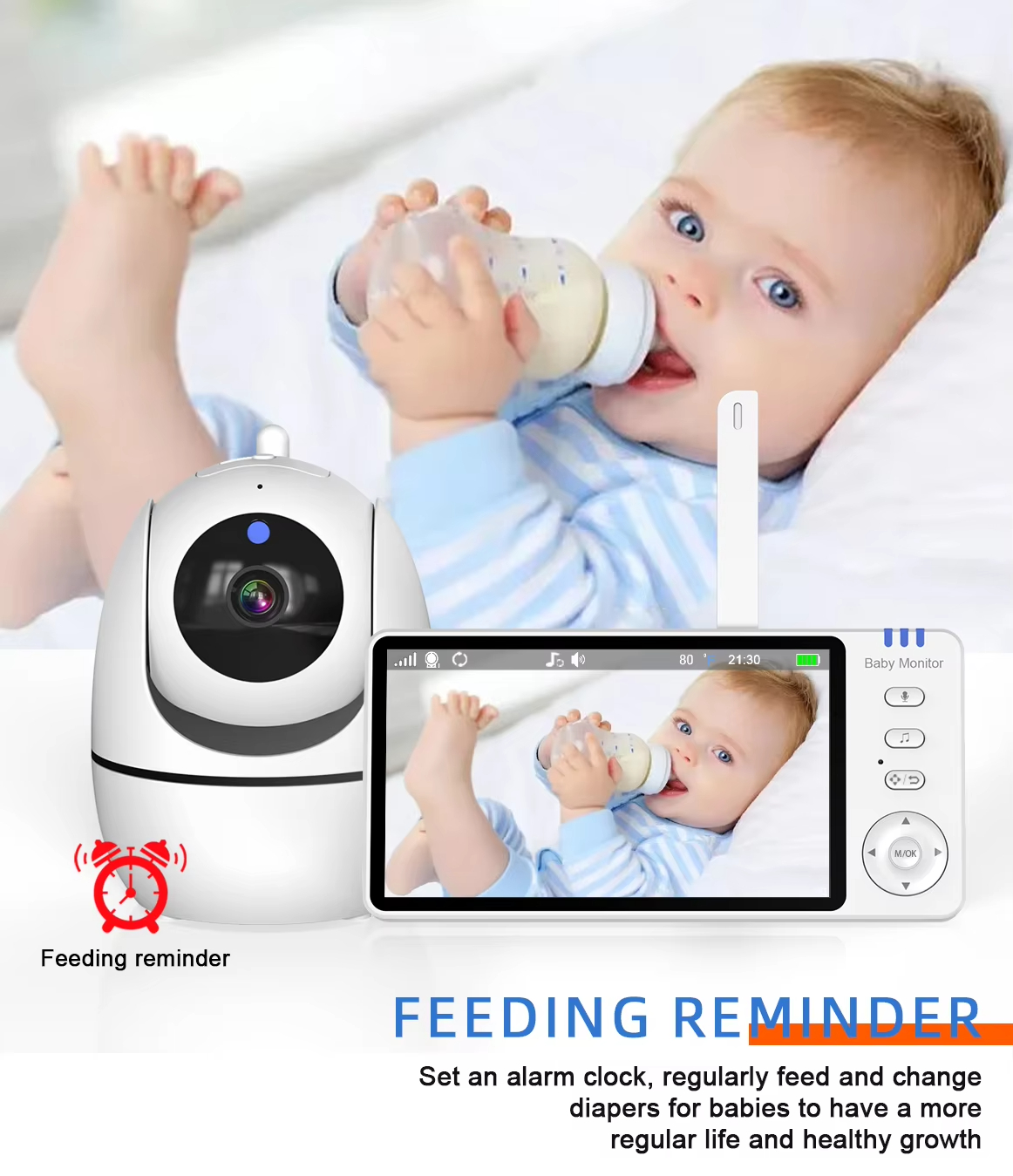 Two Way Audio Video Camera Baby Monitor