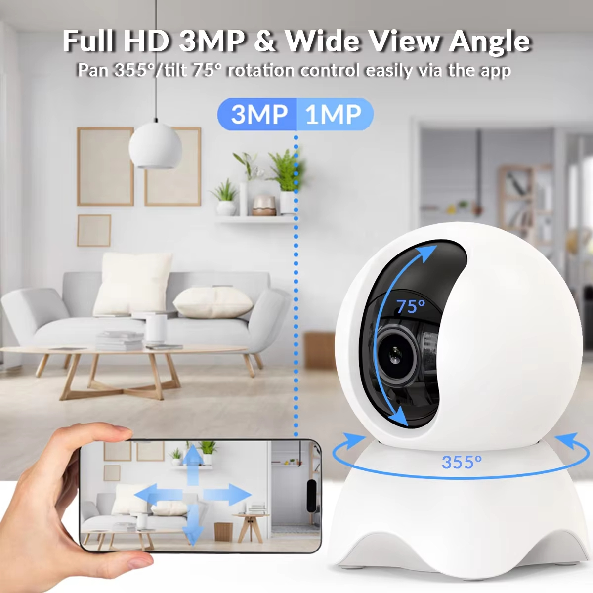1080P Full HD Wireless Connect CCTV Camera