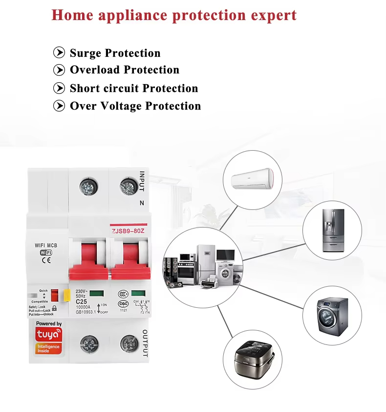 1p Wifi Smart Circuit Breaker