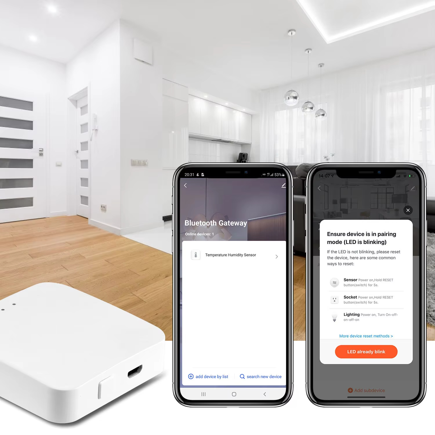 Tuya Wireless Blue Tooth Gateway Wireless Smart Home Smart Blue Tooth Gateway
