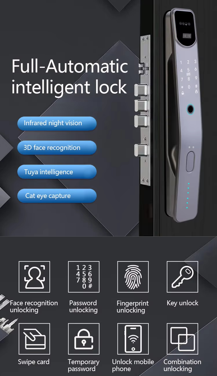 3d Face Door Lock